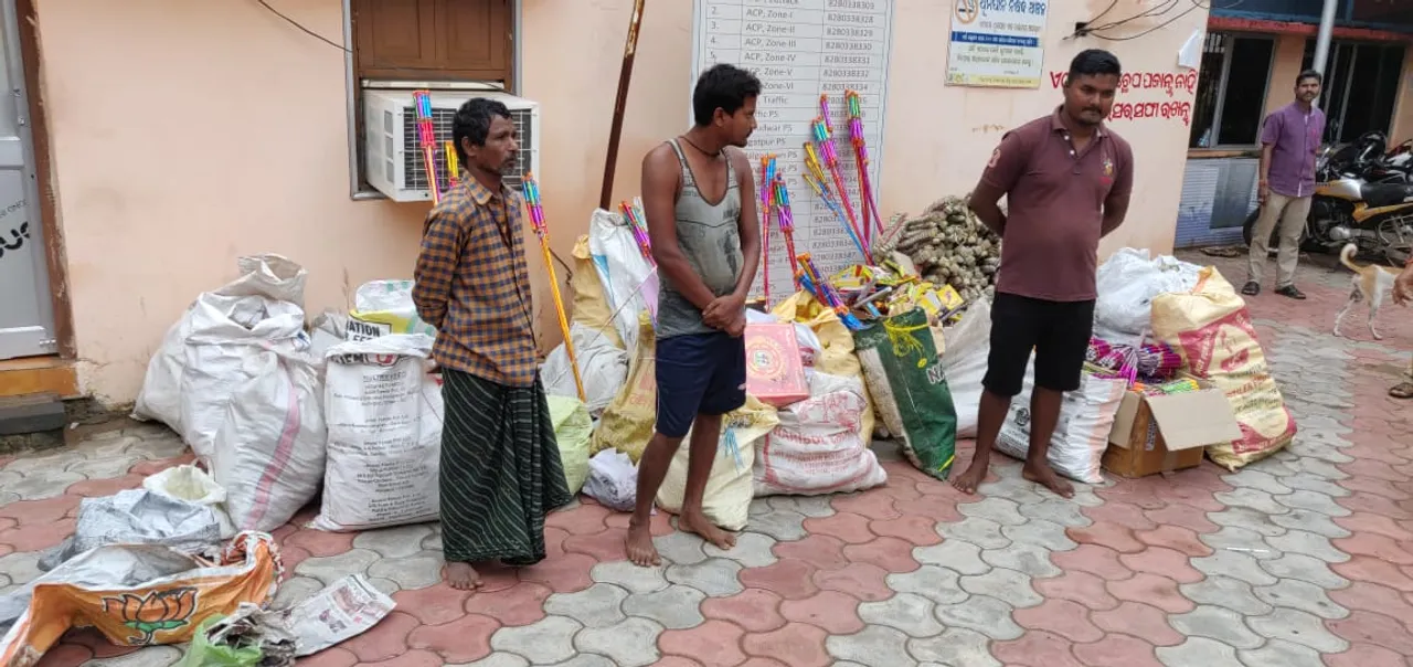  Illegal cracker manufacturing units busted in Cuttack; 3 held