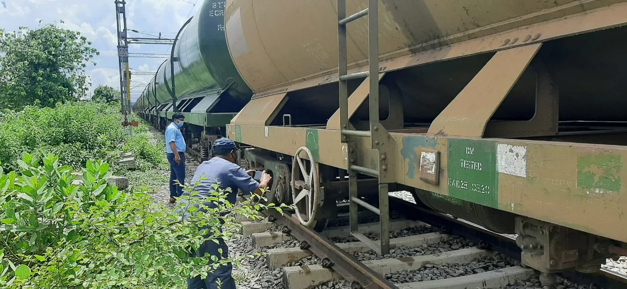  Goods train derails in Odisha