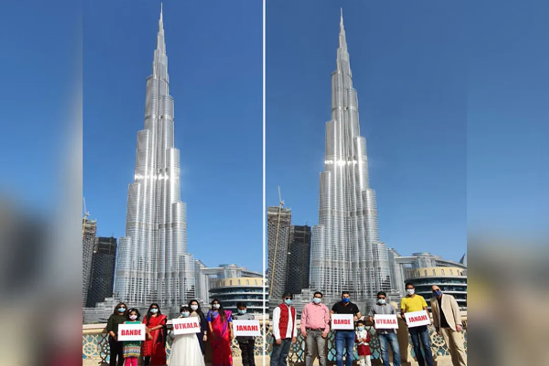  When ‘Bande Utkala Janani’ was sung at the foot of Burj Khalifa on Utkala Dibasa