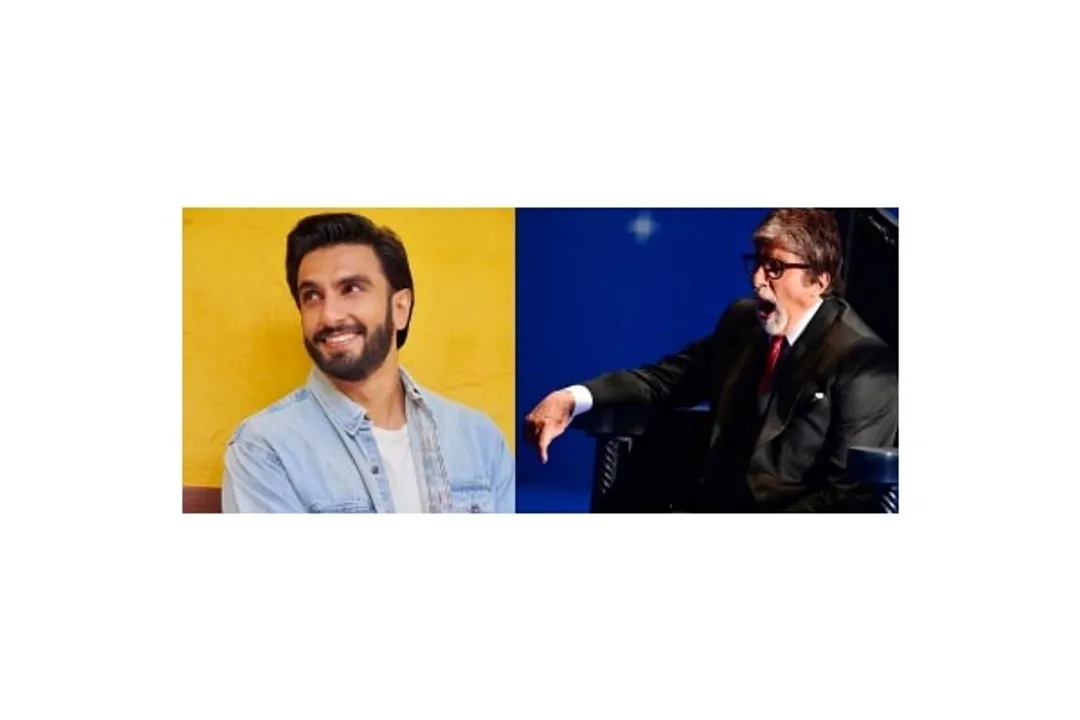  Ranveer Singh comments on Amitabh Bachchan's post with goat emoji