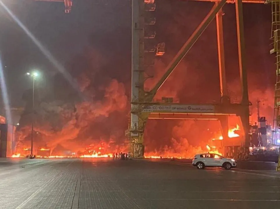  Watch: Massive explosion rocks Dubai's Jebel Ali Port, no casualties reported