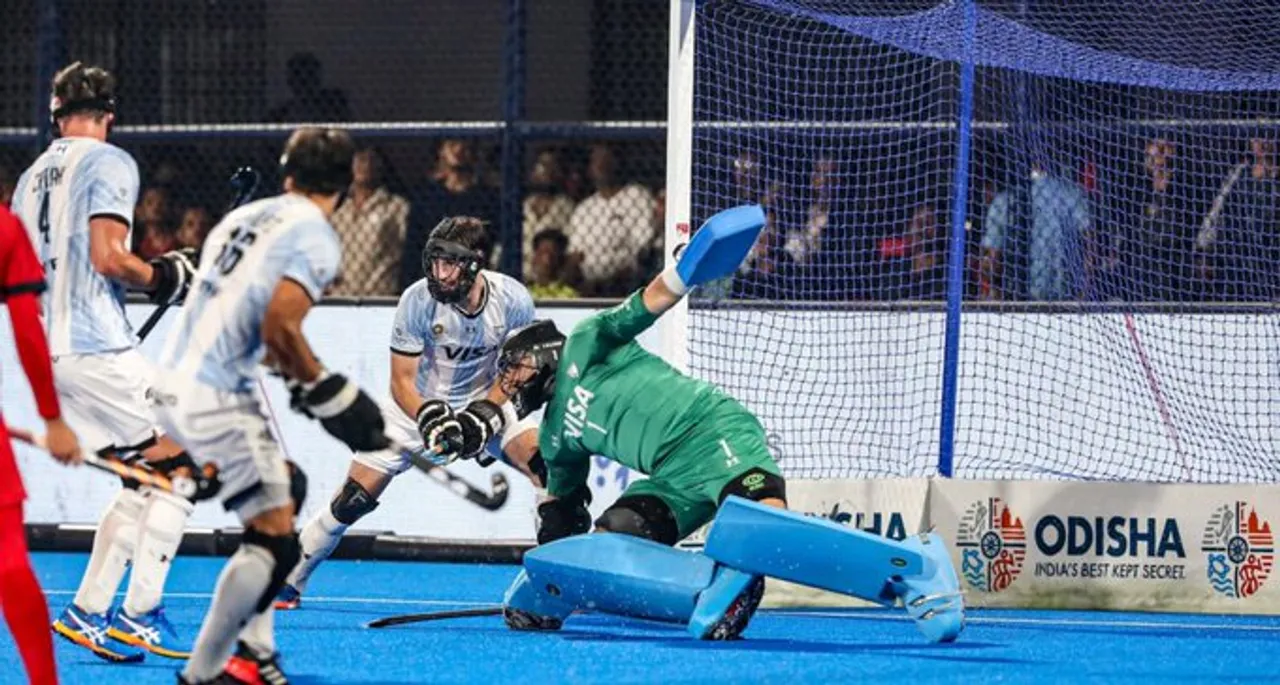  Hockey World Cup: Korea fight back from 2-goal deficit to beat Argentina in shoot-out, reach quarters