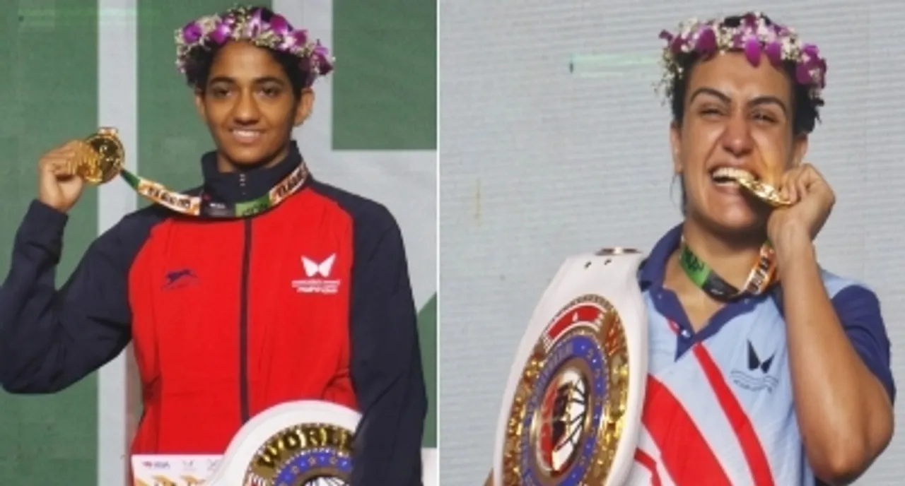  India's Nitu, Saweety strike historic gold at IBA Women's World Boxing Championships
