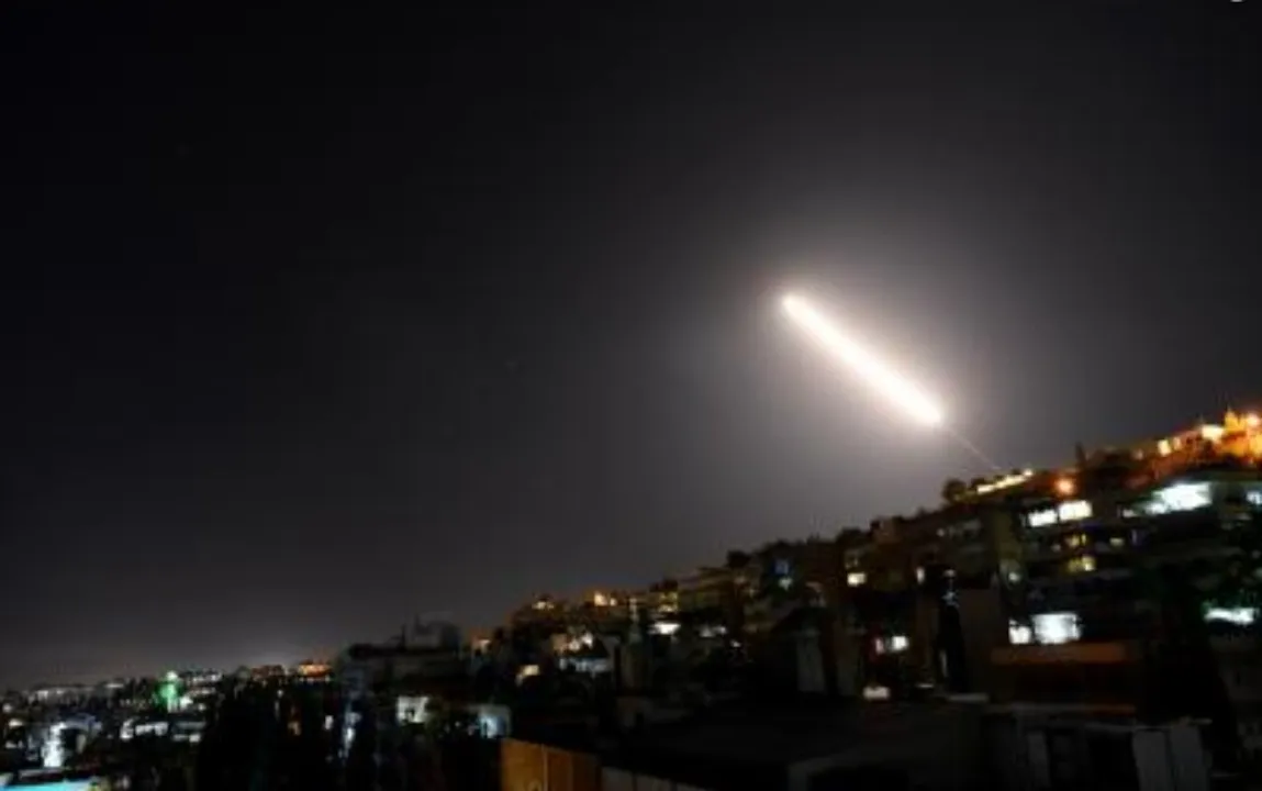  Israeli missile strike targets Syrian capital