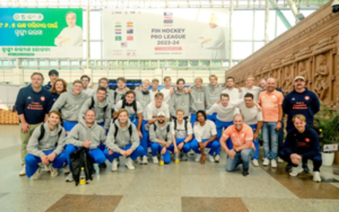  FIH Pro League: Netherlands men's hockey team arrives in Bhubaneswar