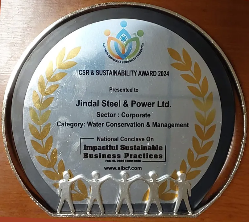  Jindal Steel & Power honoured for CSR under Sustainable Water & Soil Management