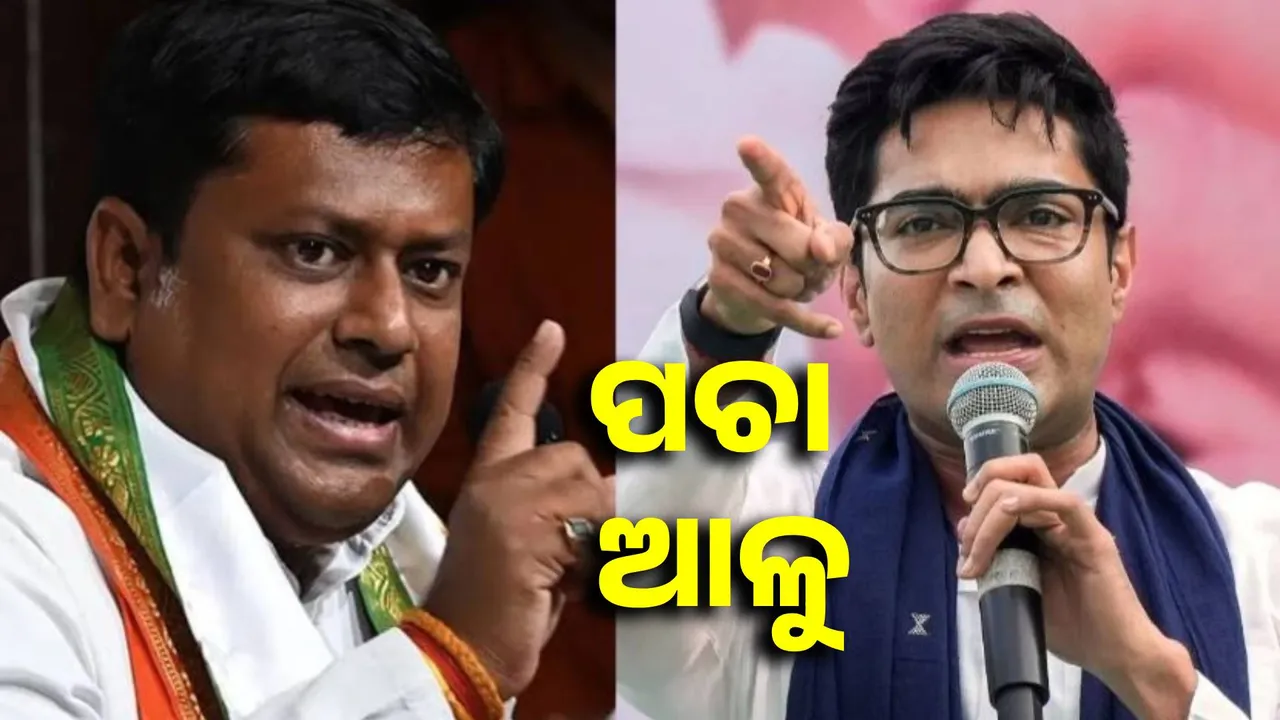  Abhishek Banerjee, the leader of thieves, is a rotten potato: Union Minister's controversial remark Photograph: (sambad.in) 