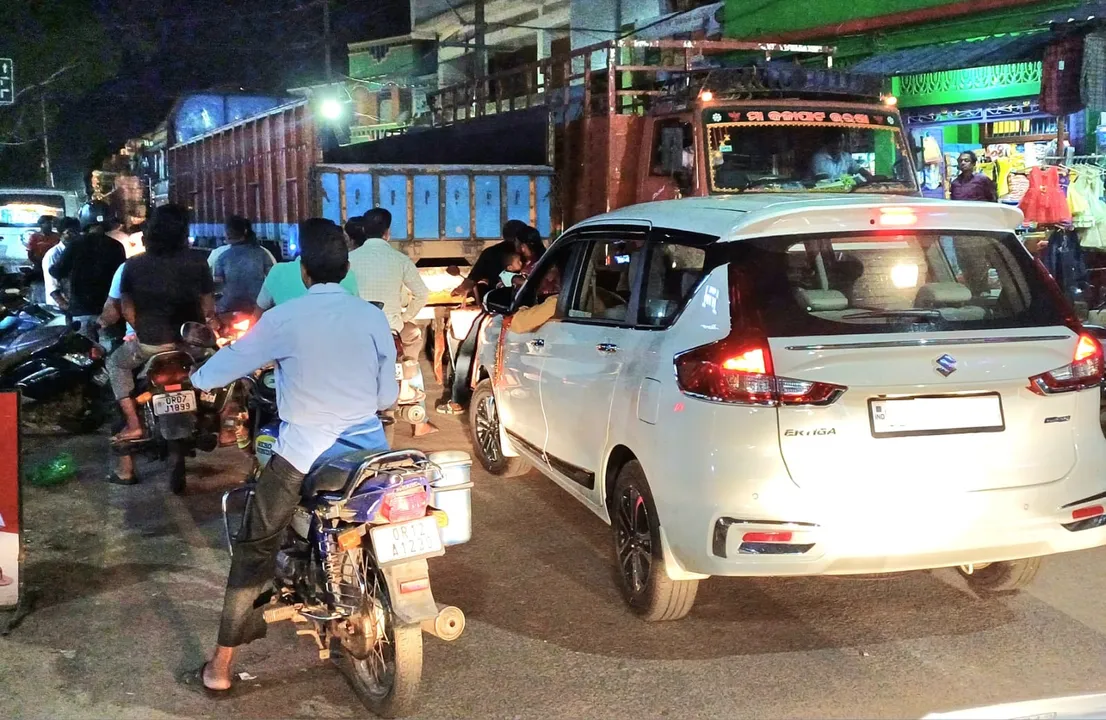  traffic problem  Photograph: (sambad.in) 