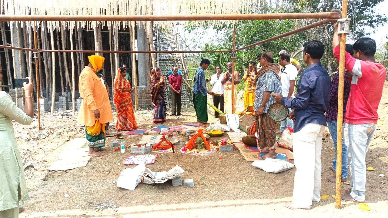  Maa Rudrakali's new temple  Photograph: (sambad.in) 