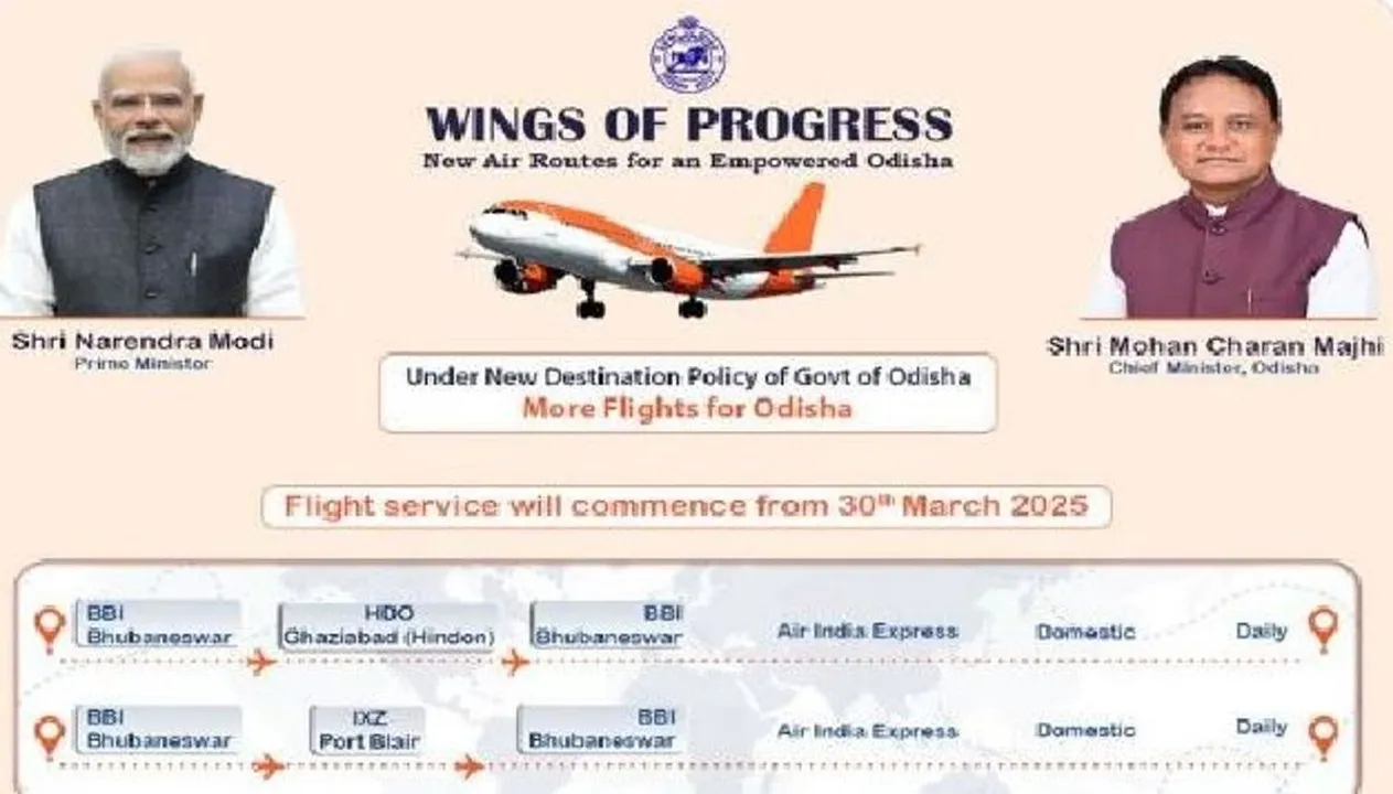  New flight service from Bhubaneswar to Ghaziabad and Port Blair from March 30 