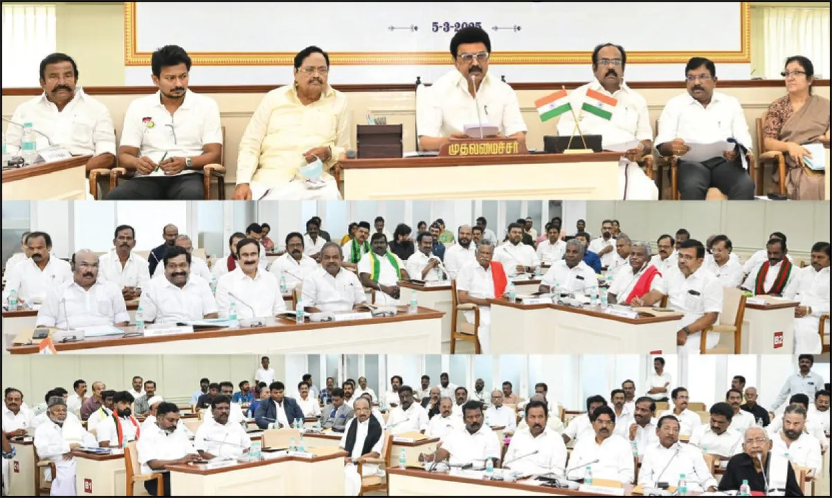  ସର୍ବଦଳୀୟ ବୈଠକ‌: ସୀମା ପୁନଃ ନିର୍ଦ୍ଧାରଣକୁ ପ୍ରତ୍ୟାଖ୍ୟାନ କଲେ ଷ୍ଟାଲିନ