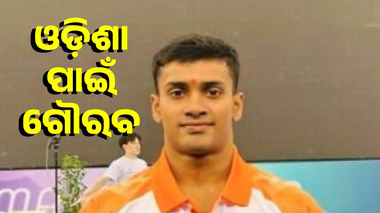  Odia boy Tapan Mohanty qualifies for Artistic Gymnastics World Cup floor exercise final Photograph: (sambad.in) 