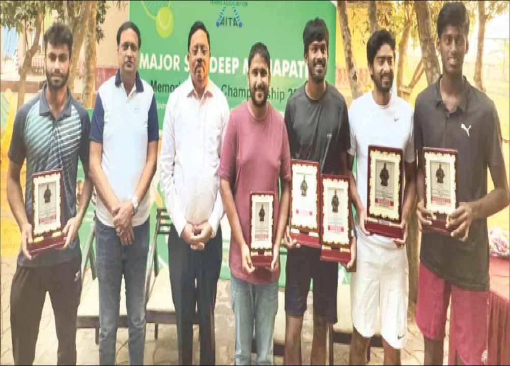  ସନ୍ଦୀପ ସ୍ମାରକୀ ସର୍ବଭାରତୀୟ ଟେନିସ୍‌: ଜୟପ୍ରକାଶଙ୍କୁ ଦ୍ବିମୁକୁଟ, ଚିନ୍ମୟ-କାର୍ତ୍ତିକ ରନର୍ସ ଅପ୍‌