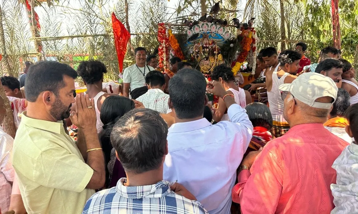  Mkg Badajatra at Kanya majhi Bandh Photograph: (sambad.in) 