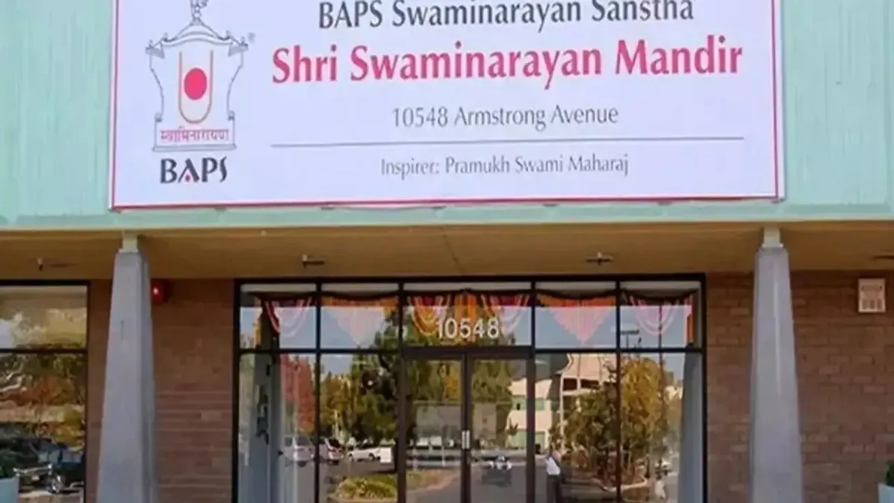  ଆମେରିକାରେ ହିନ୍ଦୁ ମନ୍ଦିରରେ ଭଙ୍ଗାରୁଜା କଲେ ଅଜଣା ବ୍ୟକ୍ତି