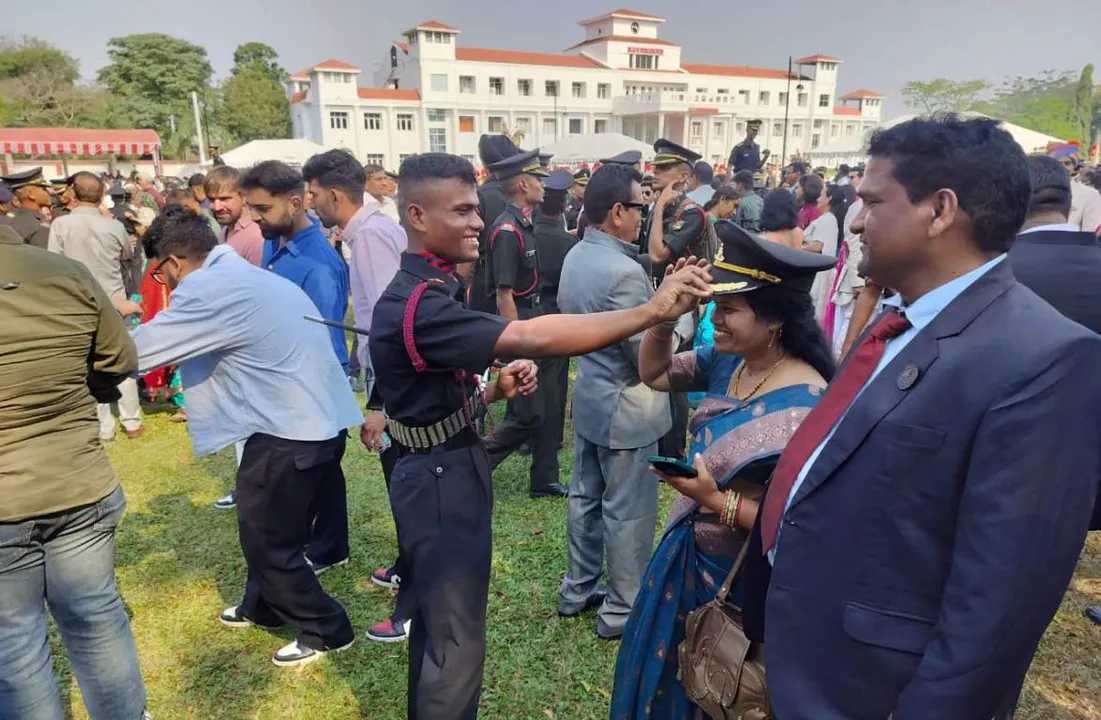  Koraput's Subhasish Rath becomes Lieutenant Photograph: (sambad.in) 