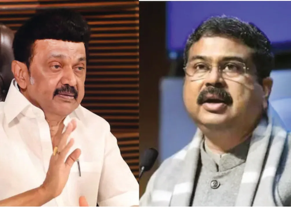  ଏନ୍‌ଇପିକୁ ନେଇ ଧର୍ମେନ୍ଦ୍ର-ଷ୍ଟାଲିନ୍‌ ବାକ୍‌ଯୁଦ୍ଧ: ଡିଏମ୍‌କେ ସାଂସଦଙ୍କ ହଟ୍ଟଗୋଳ, ଲୋକସଭା ଅଧଘଣ୍ଟା ମୁଲତବୀ