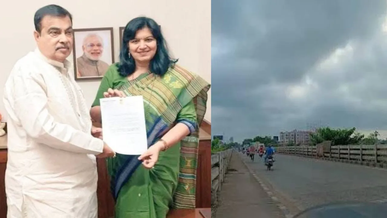  Central government approves 6-laning of Palasuni Bridge in Bhubaneswar Photograph: (sambad.in) 