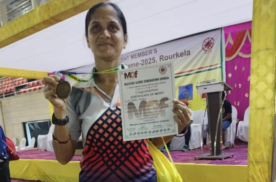  ଜାତୀୟ ମାଷ୍ଟର୍ସ କ୍ରୀଡ଼ା ପ୍ରତିଯୋଗିତାରେ ସରିତା ମିଶ୍ରଙ୍କୁ ସ୍ବର୍ଣ୍ଣ ଓ ରୌପ୍ୟ ପଦକ