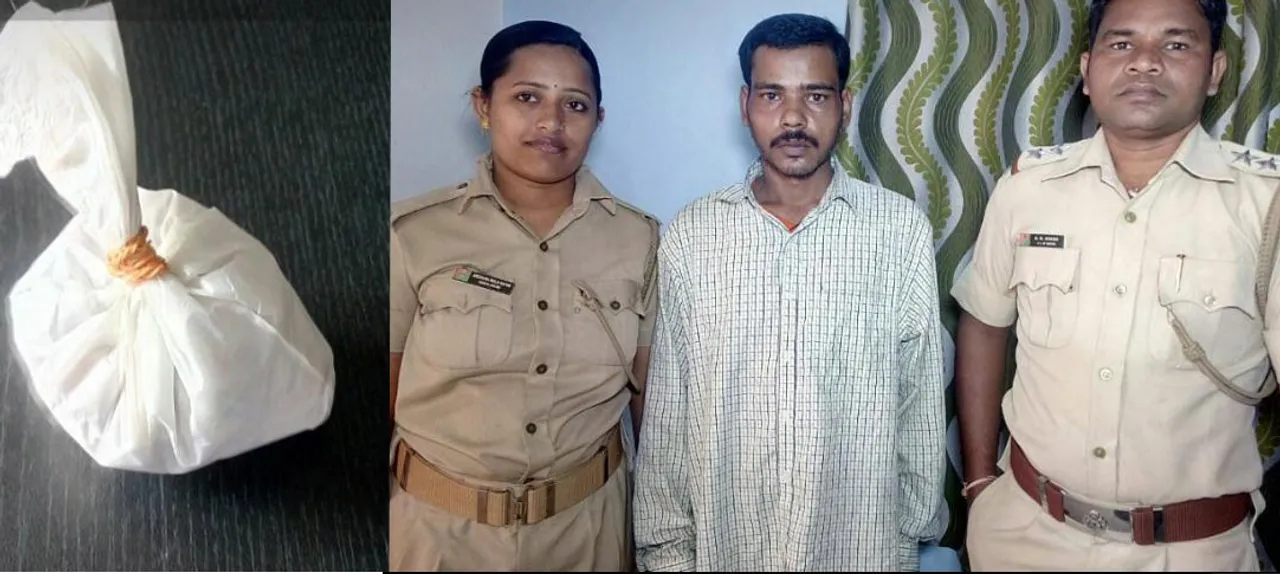  ଭଦ୍ରକ: ୨୦ ଗ୍ରାମ ବ୍ରାଉନ୍‌ ସୁଗାର ସହିତ ଯୁବକ ଗିରଫ