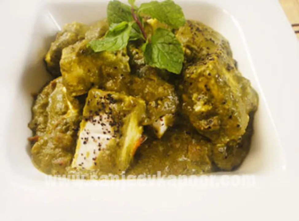 पनीर पुदिना काली मिर्च