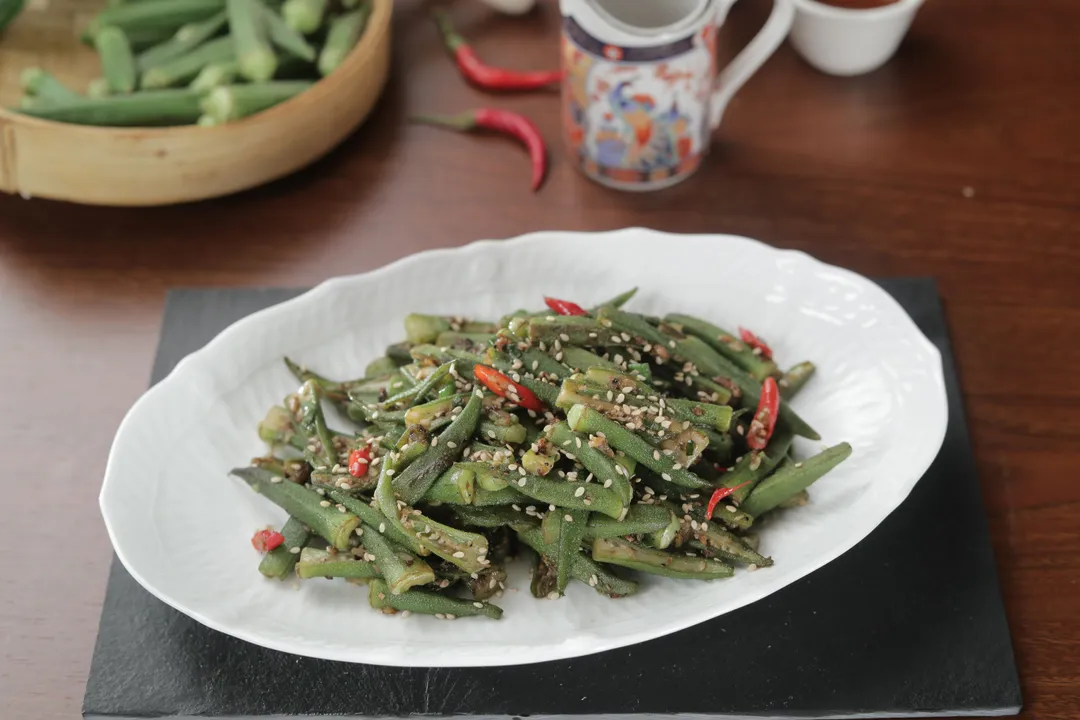 Stir Fry Okara (Bhindi) - YT