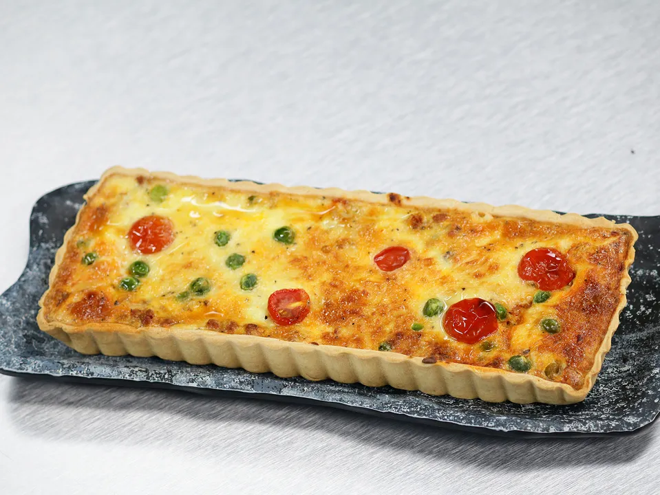 Keema Matar Quiche