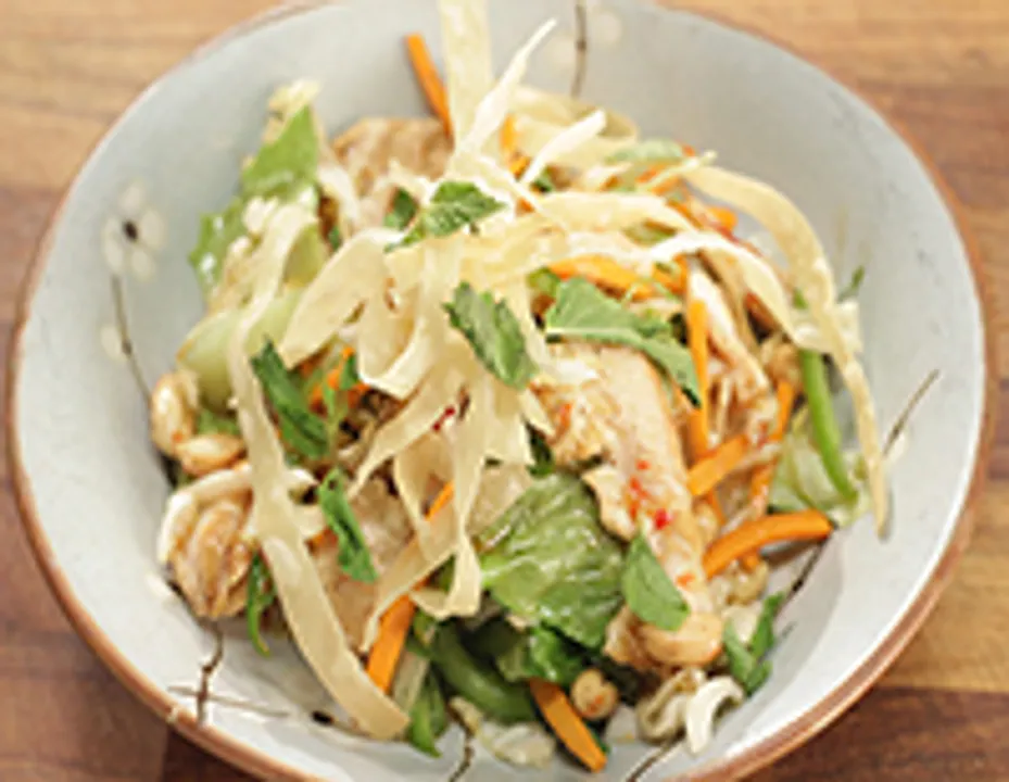 Crispy Asian Chicken Salad - SK Khazana