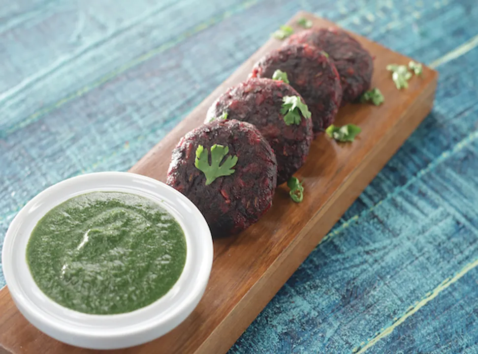 Beetroot Cheese Tikki