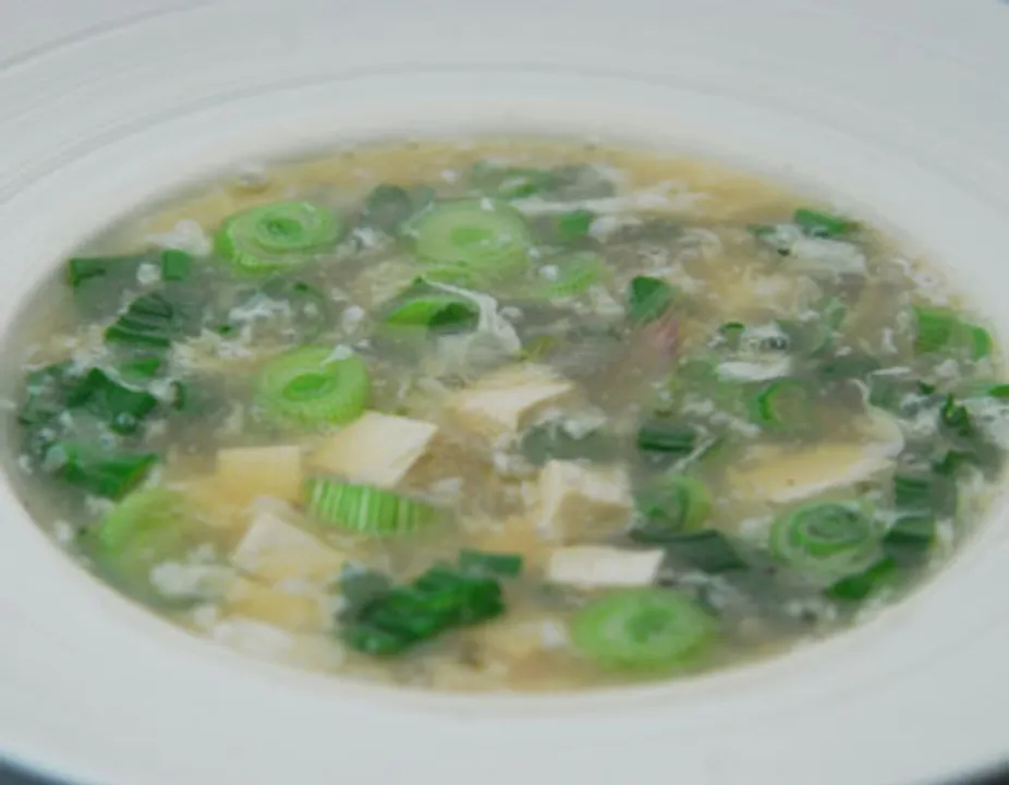 Beancurd Egg Drop Soup