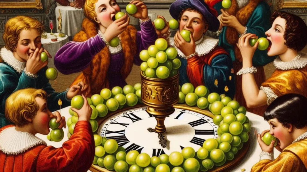 Grapes Eating Tradition