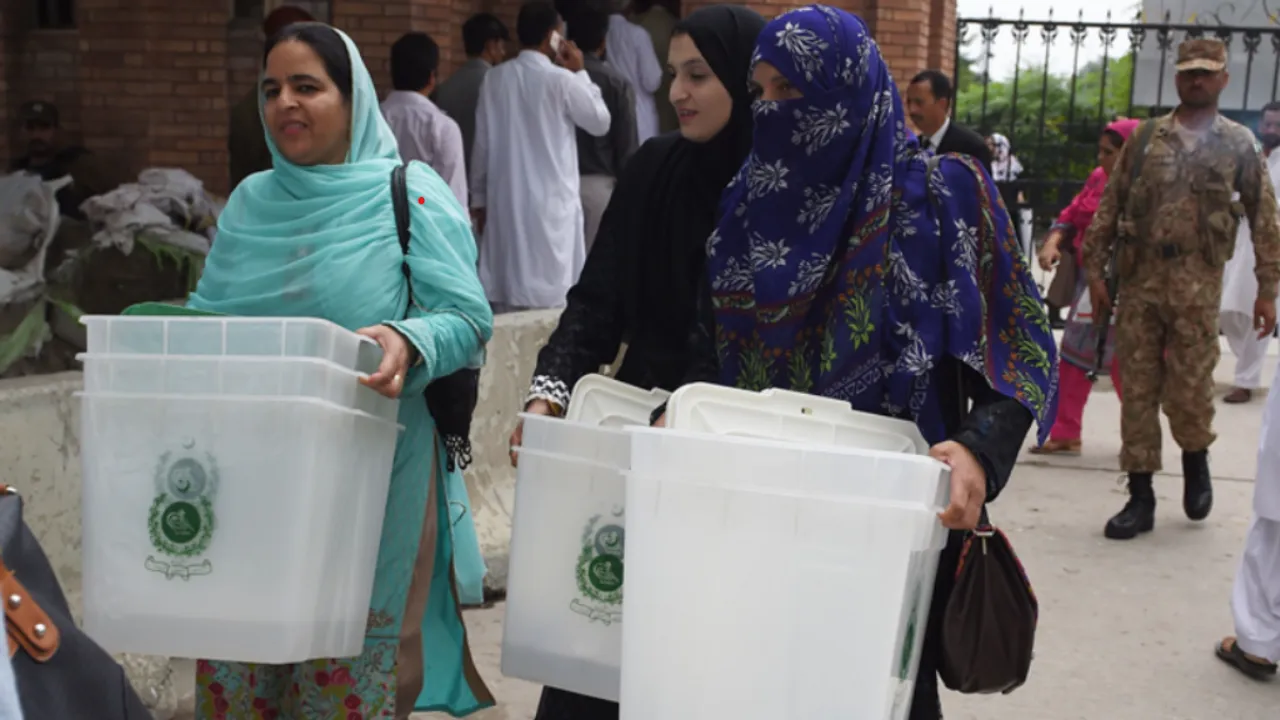 female polling agents pakistan elections attacked by taliban