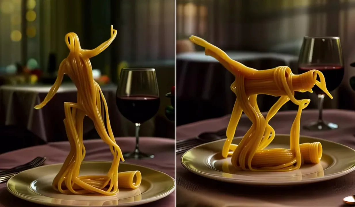 WATCH: Internet Captivated By Spaghetti 'Dancing' In Art Video