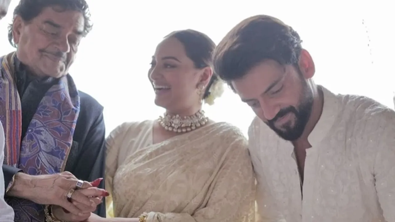 'Sona Is Crying': Watch Sonakshi Sinha And Zaheer Iqbal's Wedding Video