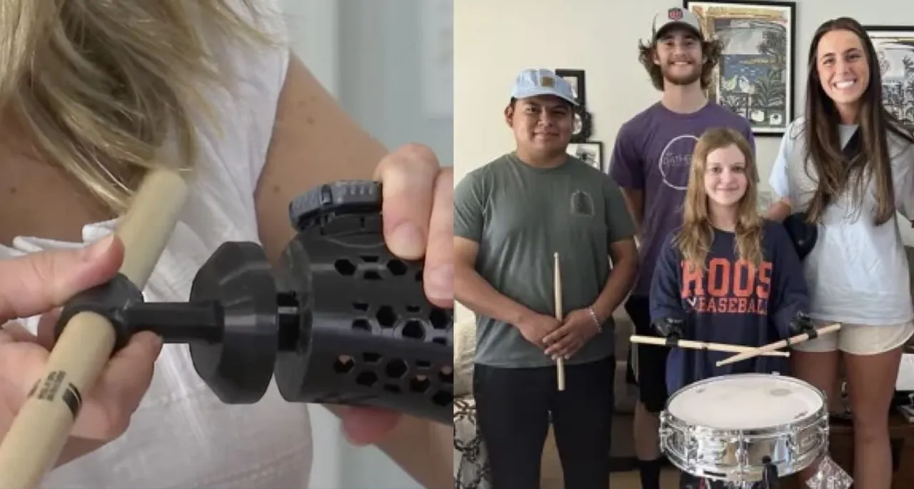 How 3D Printed Arms Made A 12-Year-Old Amputee's Drumming Dream Come True