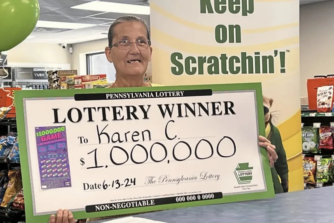Karen Lottery Winner | (Joyce Hanz/Pittsburgh Tribune-Review via AP)