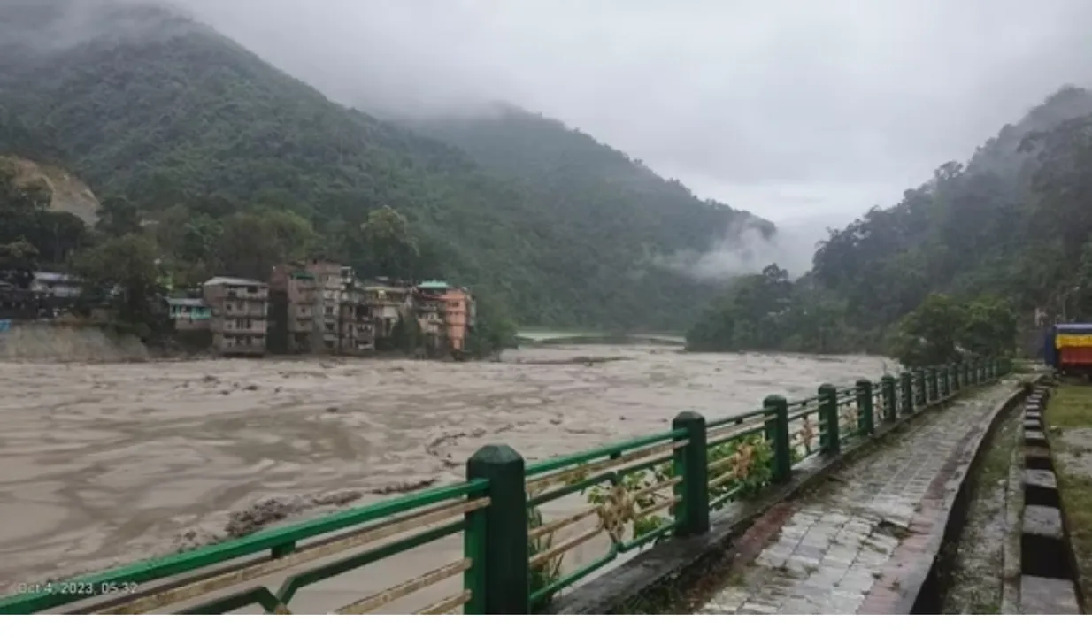 Cloudburst In Sikkim Triggers Flash Flood