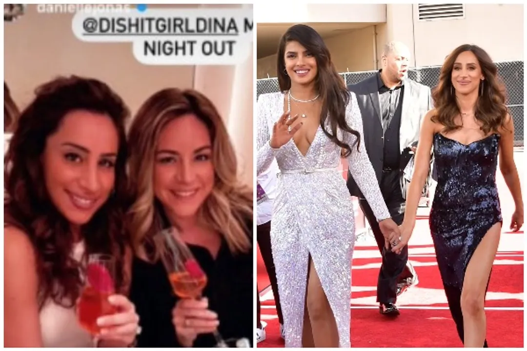 Danielle Jonas Visits Priyanka Chopra