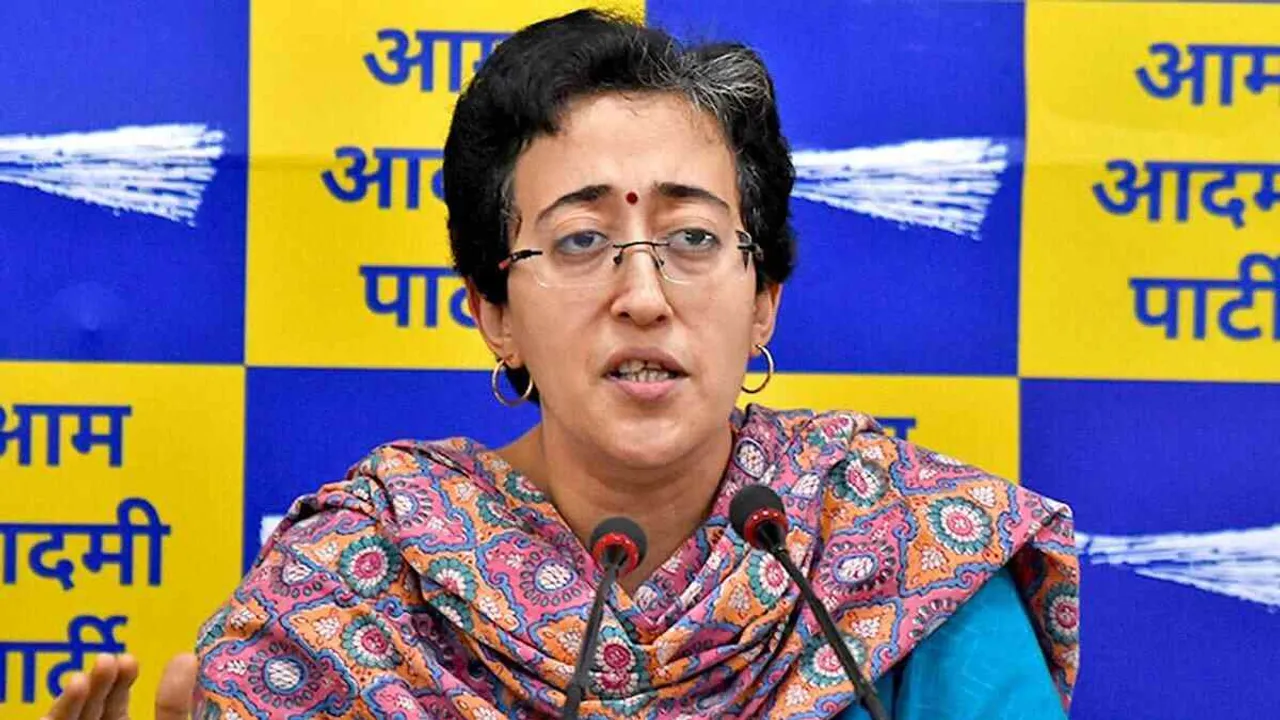 AAP's MLA Atishi Marlena Sworn As Delhi's New Education Minister, Atishi Marlena Sworn In