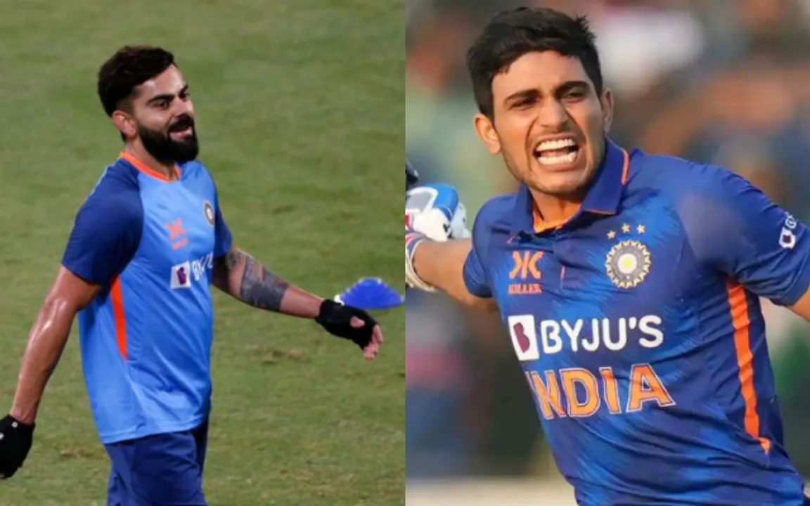 Shubman Gill and Virat Kohli (Image Source: Twitter)