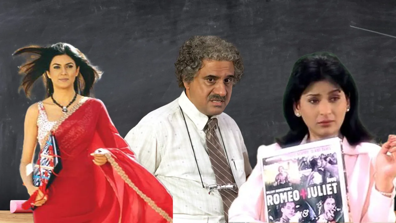 Real report cards for fictional Bollywood teachers