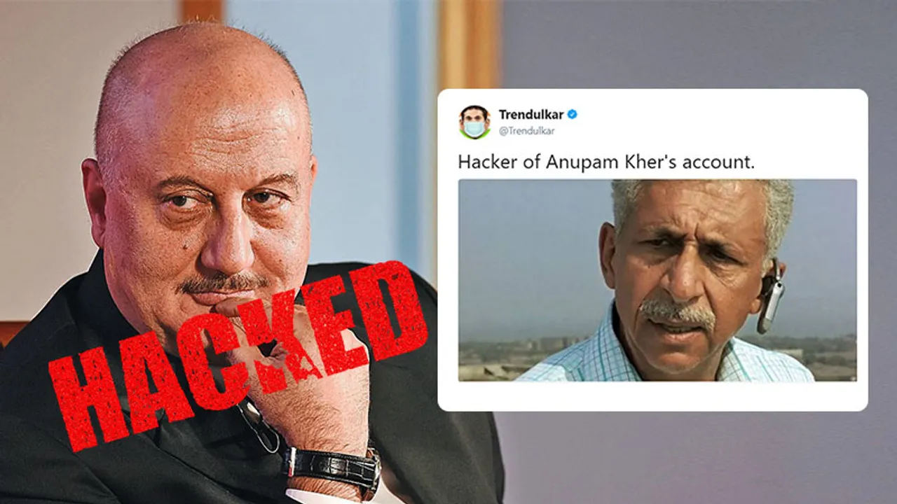 Anupam Kher's Twitter account