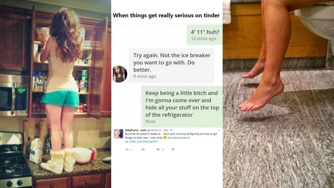 Just 12 women tweeting about #ShortGirlProblems