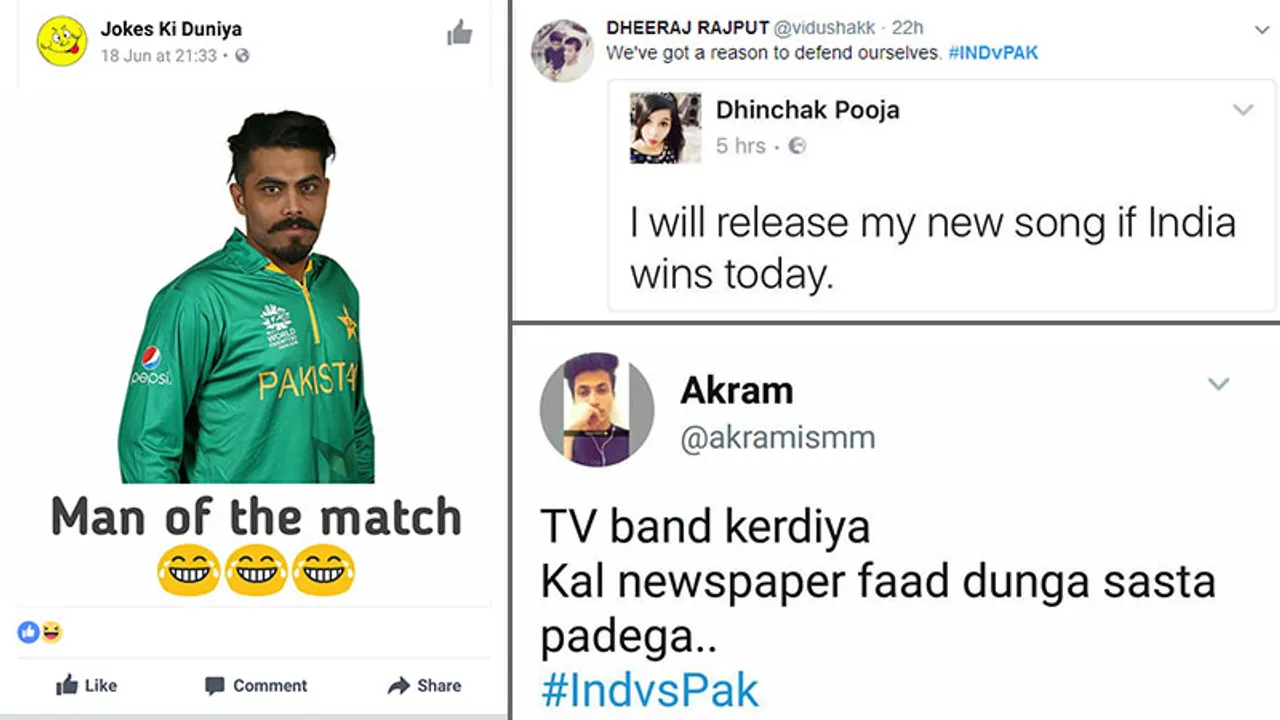 #IndVsPak memes