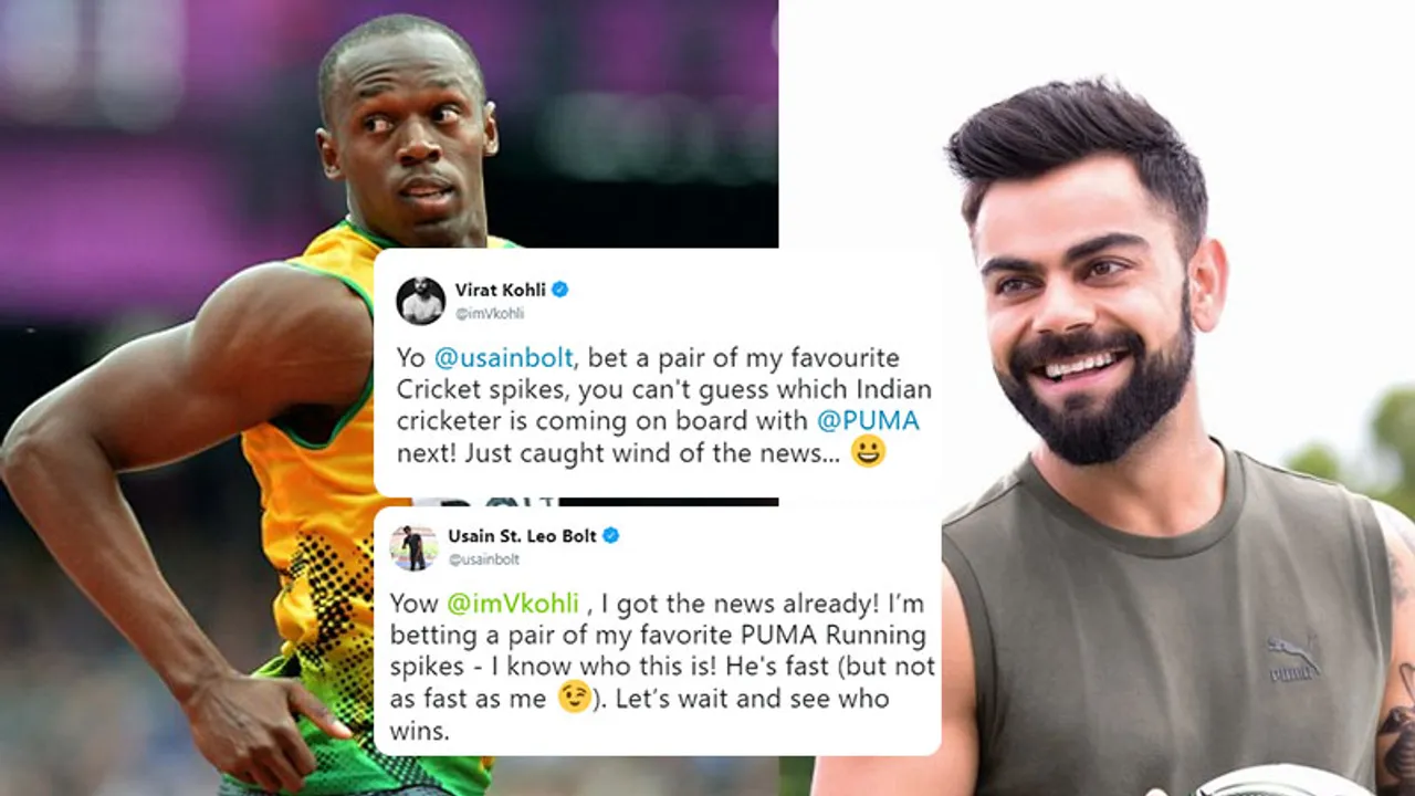 Twitter banter done right? Usain Bolt, Virat Kohli engage in a Twitter challenge