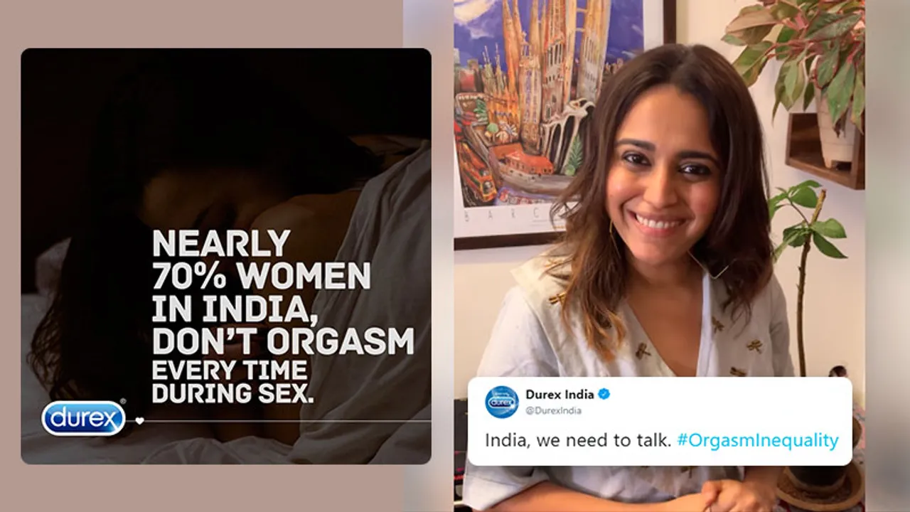 Durex takes up a tabooed cause with #OrgasmInequality