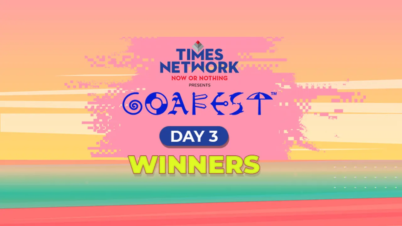 Goafest 2022 Day 3 honored 14 categories; Famous Innovations yet again bagged the Grand Prix in Out of Home ABBY; TLG (Leo Burnett) became Creative Agency of the year