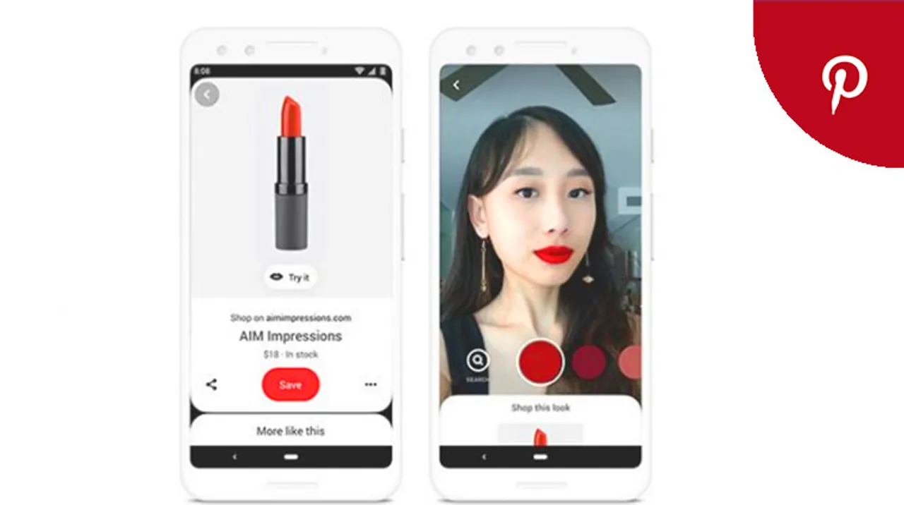 Pinterest try on