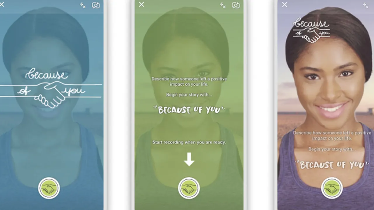 Snapchat launches the first-ever social impact Lens Challenge, Because Of You