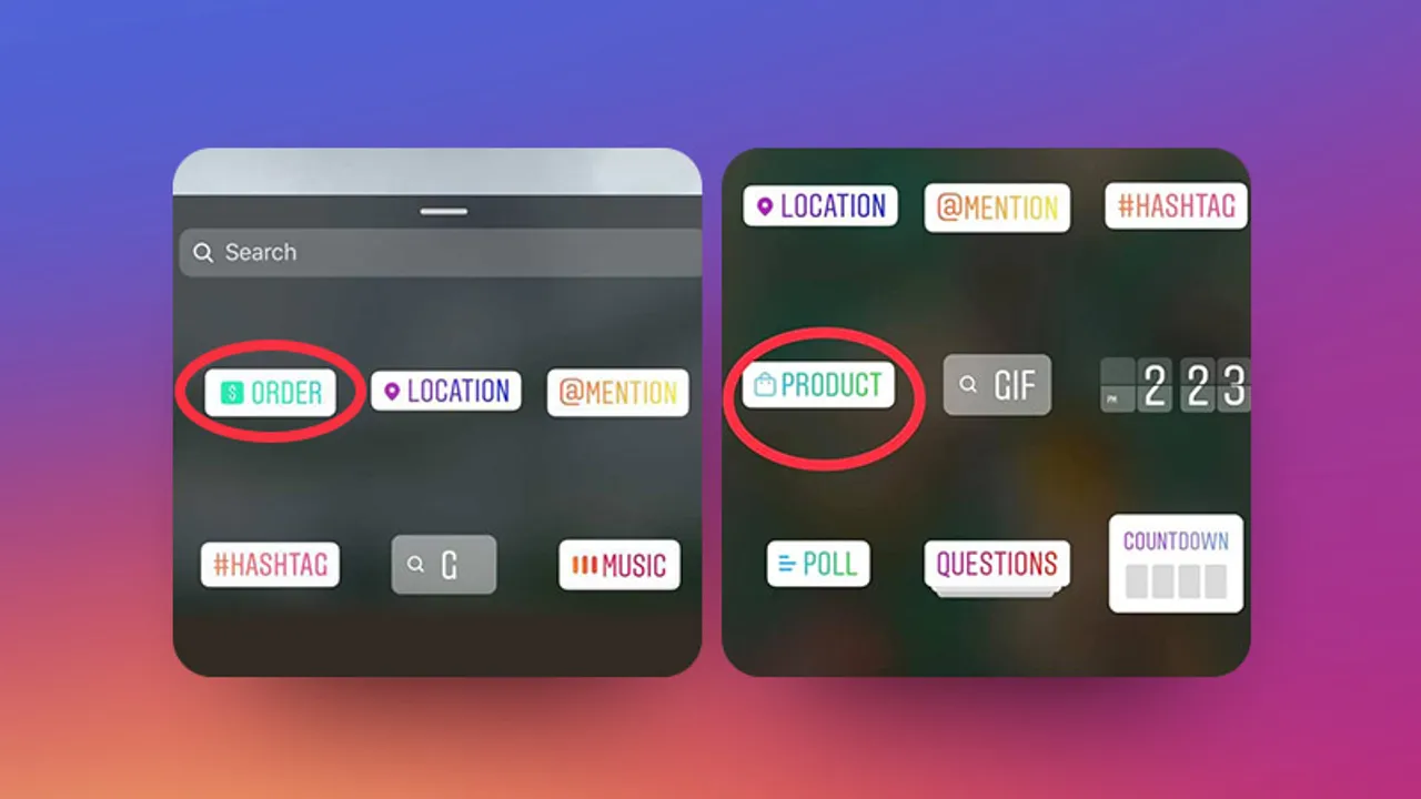 Instagram spotted testing 'Order' and 'Product' stickers